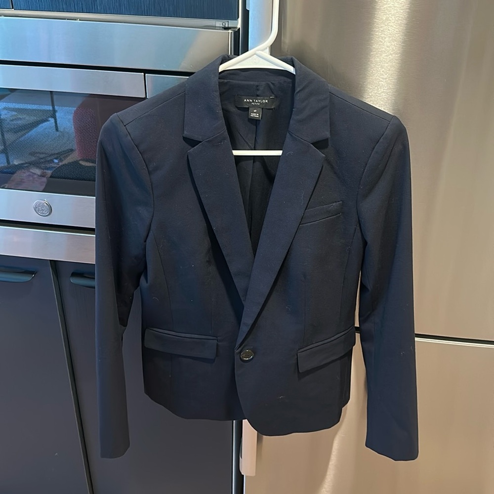 Navy Blue Ann Taylor Blazer